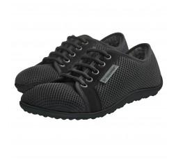 Leguano Aktiv Barfußschuh Winterediton, lava-schwarz