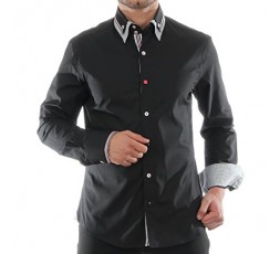 H.K. Mandel Hemd Langarm...