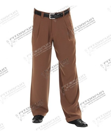 Swing Hose braun (3015) 1 Bundfalte