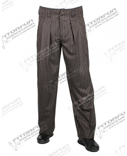 Boogie Hose schokobraun gestreift (301709)