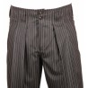 Boogie Hose schokobraun gestreift (301709)