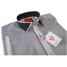 Leché Hemd Kurzarm grau - 6676LK