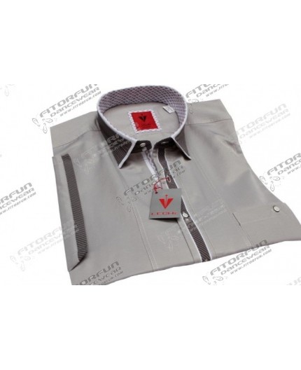 Leché Hemd Kurzarm grau - 9300L98K