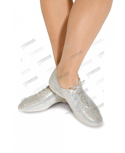 Roch Valley Jazzschuhe Hologramm silber - RVAJSH