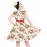 Vintage Kleid mit Blumendruck Springtime - 9392