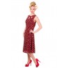 Retro Swingkleid rot m. Herzen