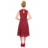 Retro Swingkleid rot m. Herzen