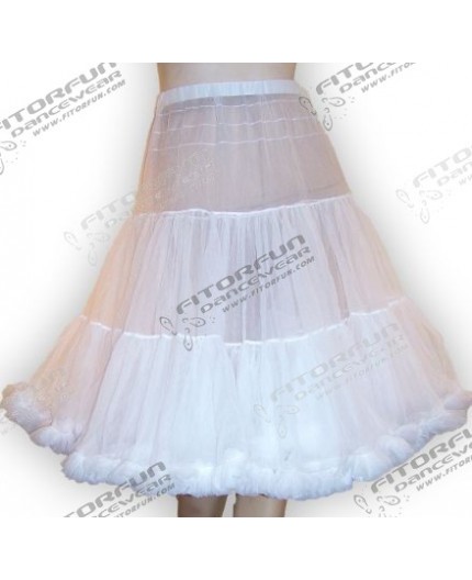 Petticoat Boogie Woogie Rüsche weiß Malco Modes USA 582