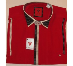 Leché Hemd Kurzarm rot -...