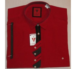 Leché Hemd Kurzarm rot -...