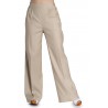 Damenhose im 50's Marlene Style beige/braun Gr. XL - 5371