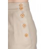 Damenhose im 50's Marlene Style beige/braun Gr. XL - 5371
