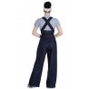 Hell Bunny Emmeline Dungaree Overall Latzhose navy - 5391