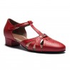 9212 Swing Balboa Tanzschuhe rot Vintage - 3 cm Absatz