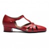 9212 Swing Balboa Tanzschuhe rot Vintage - 3 cm Absatz