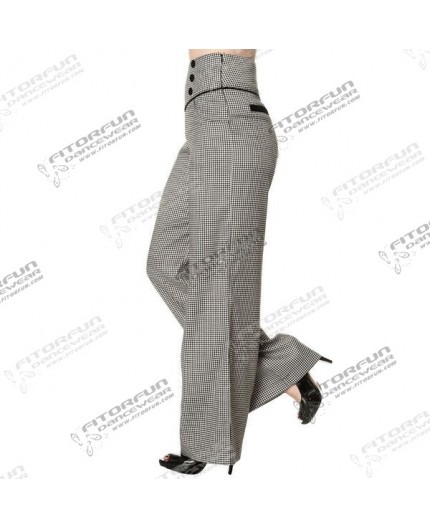 Damenhose im 50's Marlene Style Pepita - TR 4054