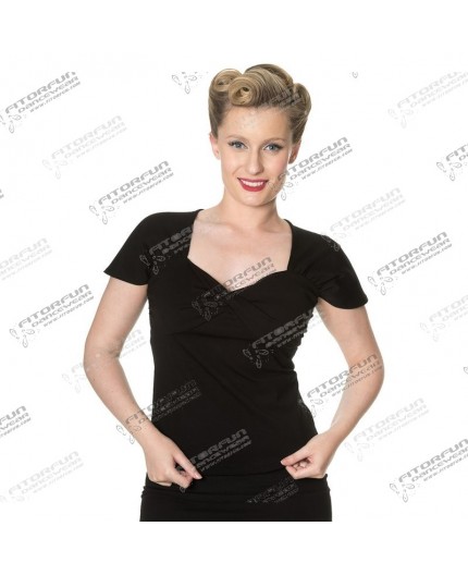 Banned Shirt She who dares - schwarz - TP1095