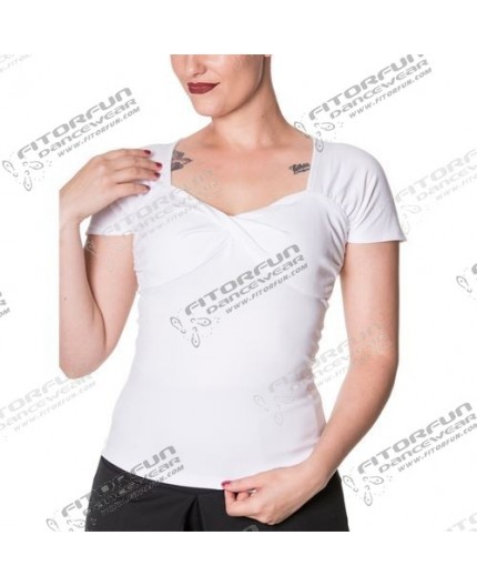 Banned Shirt She who dares - weiss - TP1095