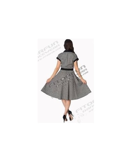 Vintage Kleid Vichy Karos - 5421