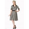 Vintage Kleid Dogtooth - Swept of her Feet - 5142