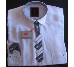 Leché Hemd Langarm weiß -...