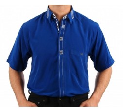 H.K. Mandel Hemd Kurzarm...