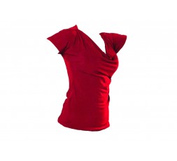 Intermezzo Damen Top WWasserfall elastisch rot - 6284