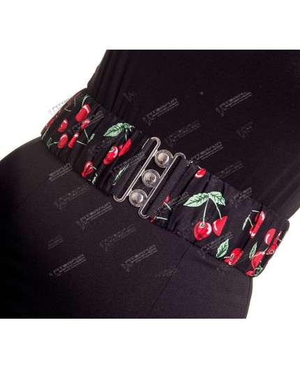 Stretchgürtel Kirschen - 50's Rockabilly Kirschen - 7079