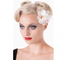 Blossom Hairclip weiß -...