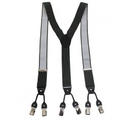 Hosenträger Rockabilly Vintage Rauten dunkelgrün/weiß - 2401