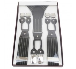 Hosenträger Rockabilly Vintage Rauten dunkelgrün/weiß - 2401