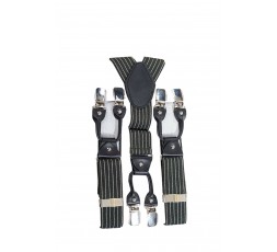 Hosenträger Rockabilly Vintage Rauten dunkelgrün/weiß - 2401