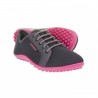 Leguano Aktiv Barfußschuh, anthrazit pinke Sohle