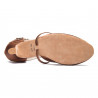 BL156 - Tanzschuhe kupfer Satin - 6,4 cm Absatz