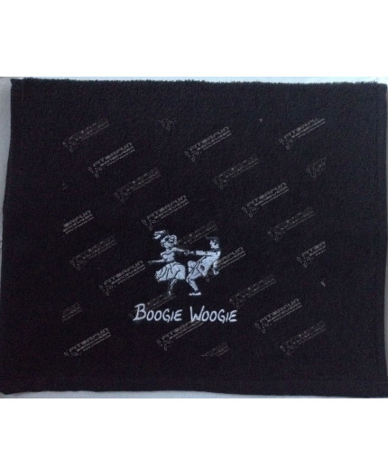 Gästetuch Tanzpaar Boogie Woogie (TP-GT-schwarz N)