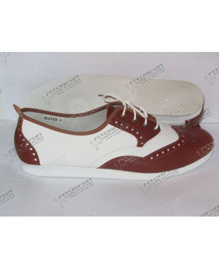 Bleyer Swing braun/weiss Ledersohle - 7132-123