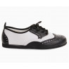 Bleyer Swing schwarz/weiss Ledersohle - 7132-102