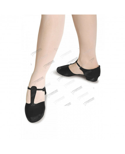 Roch Valley Griechische Sandale schwarz Leder 2 cm (RVGS)