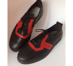 Bleyer Hot Shot Sonderanfertigung schwarz/rot - 8366 - Gr. 42 (41)