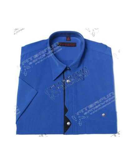 Hemd Kurzarm blau - 21105V15K