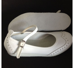 Bleyer Strap Lindy Hoper weiß - Ledersohle - 7141 - Gr. 36 (35)