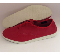 Bleyer Casual rot mit weißer Sohle - 7640