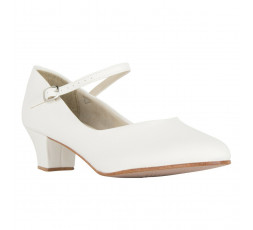 CH50W Charakterschuh mit Ledersohle ivory (für Straße geeignet)