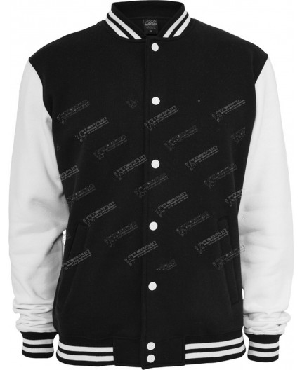 Urban Classics 2 Tone Collegejacke TB207 schwarz/weiss