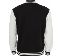 Urban Classics 2 Tone Collegejacke TB207 schwarz/weiss