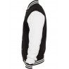 Urban Classics 2 Tone Collegejacke TB207 schwarz/weiss