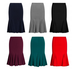 Salsa-, Tanzrock Saragossa - mit Einsätzen rot - RU3778