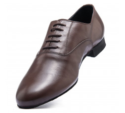 Rumpf Tanzschuhe Herr braun Gr. 43,5 - Chromledersohle - 2156