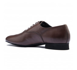 Rumpf Tanzschuhe Herr braun Gr. 43,5 - Chromledersohle - 2156