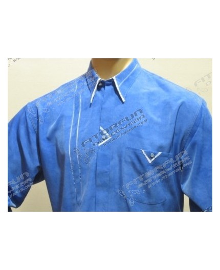 Hemd Langarm royalblau - 3565ML